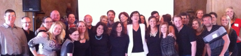 Carol and the team of coworkers from Balcom Agency