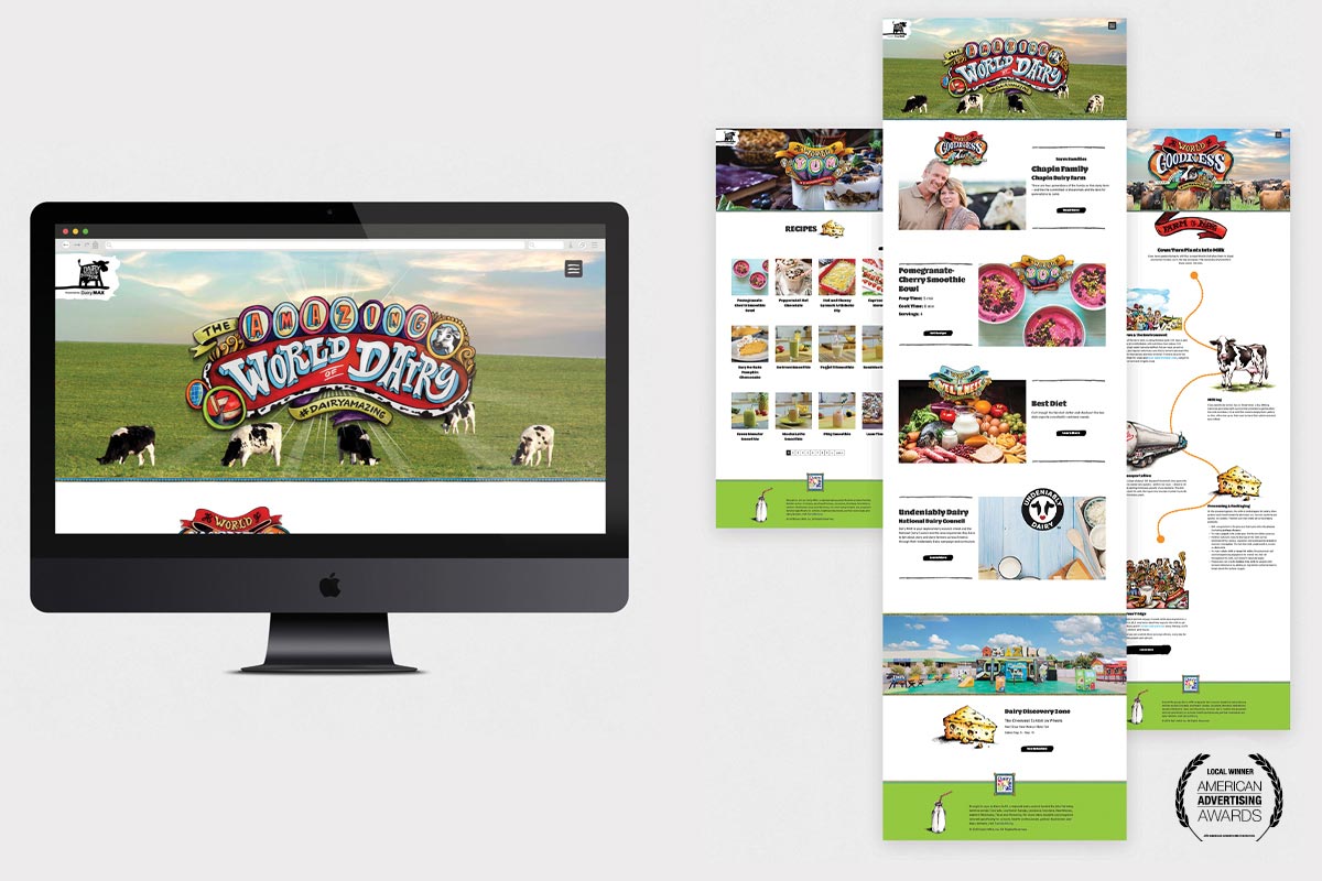 Dairy MAX website, Bronze ADDY Award