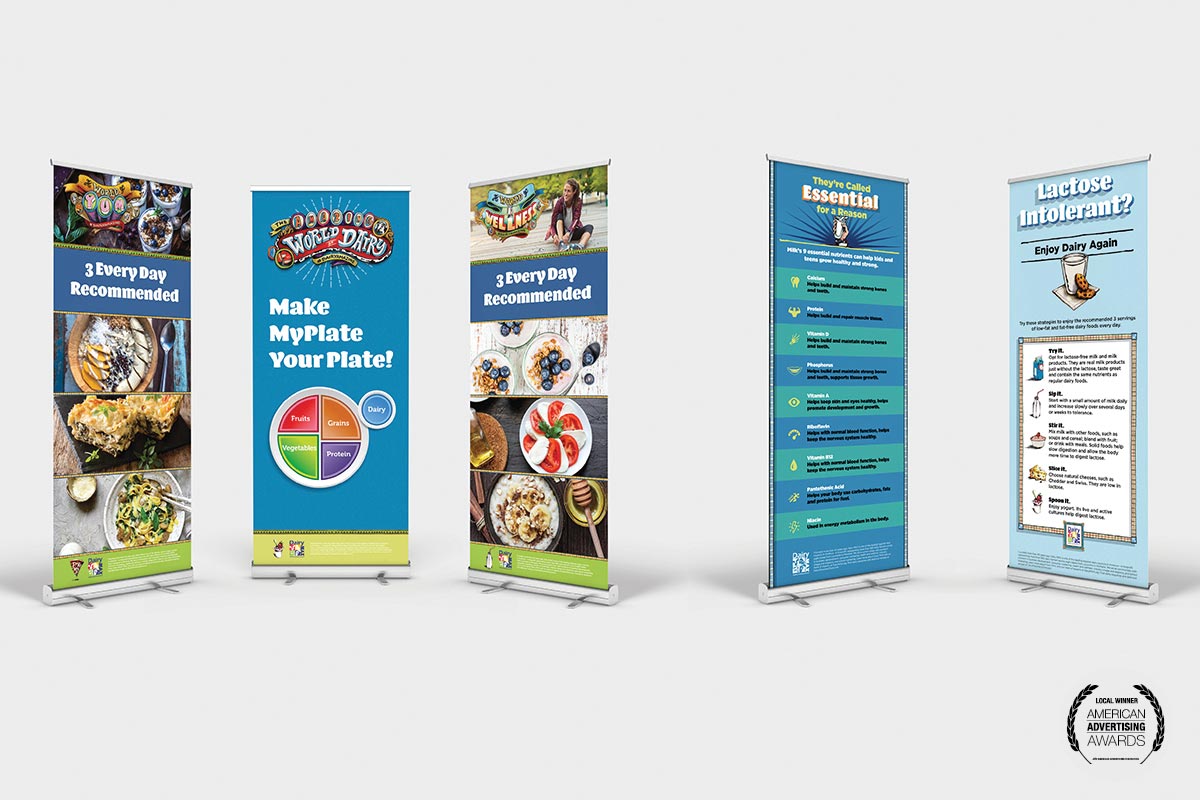 Dairy MAX integrated brand identity, Bronze ADDY Award