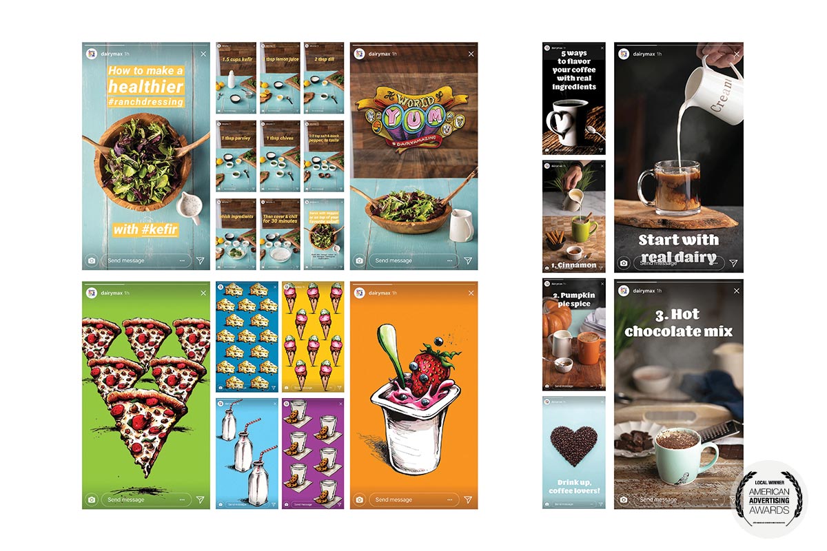 Dairy MAX integrated brand identity, Bronze ADDY Award