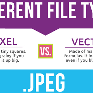 Different File Types, Pixels & Vectors