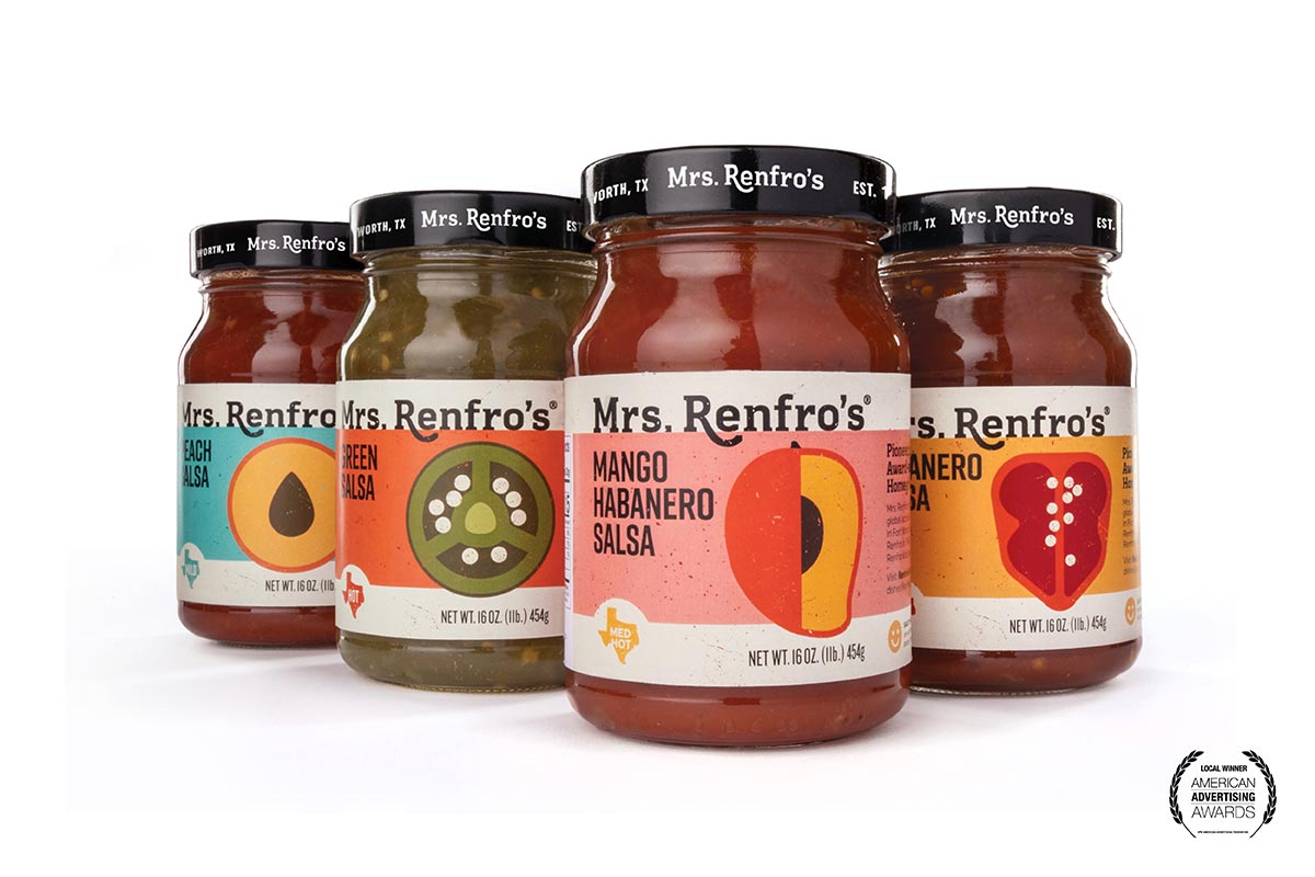 Mrs. Renfro’s True to Family packaging, Silver ADDY Award