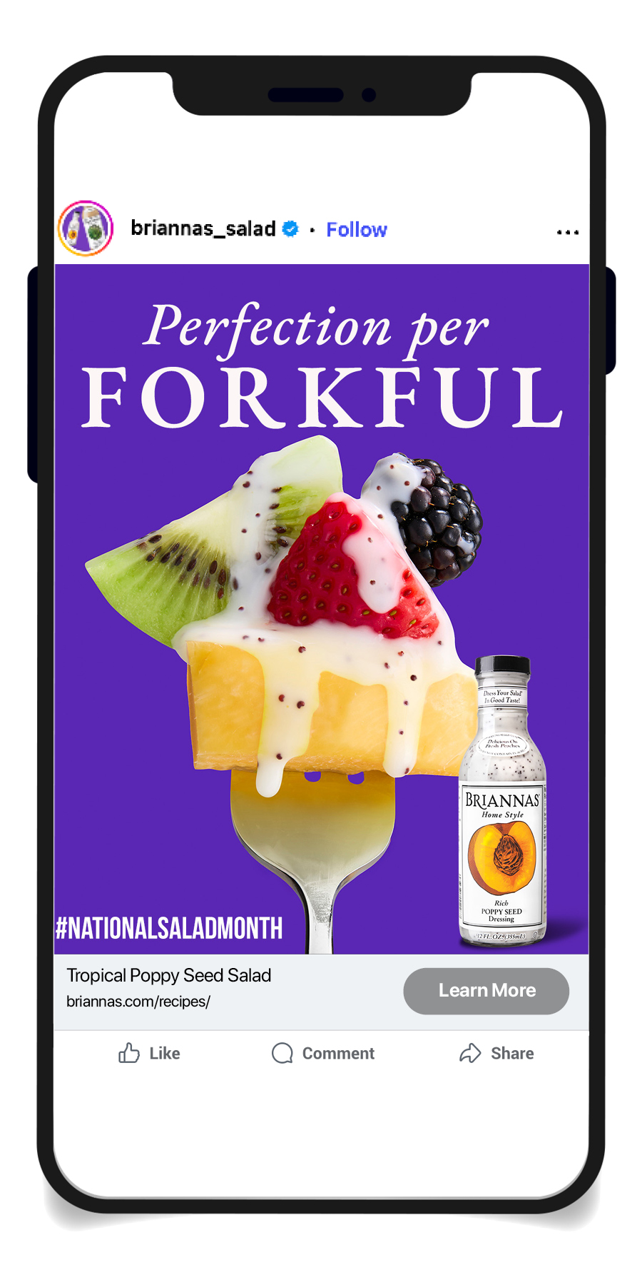 Brianna's Instagram post