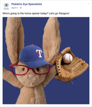 Rangers Facebook post